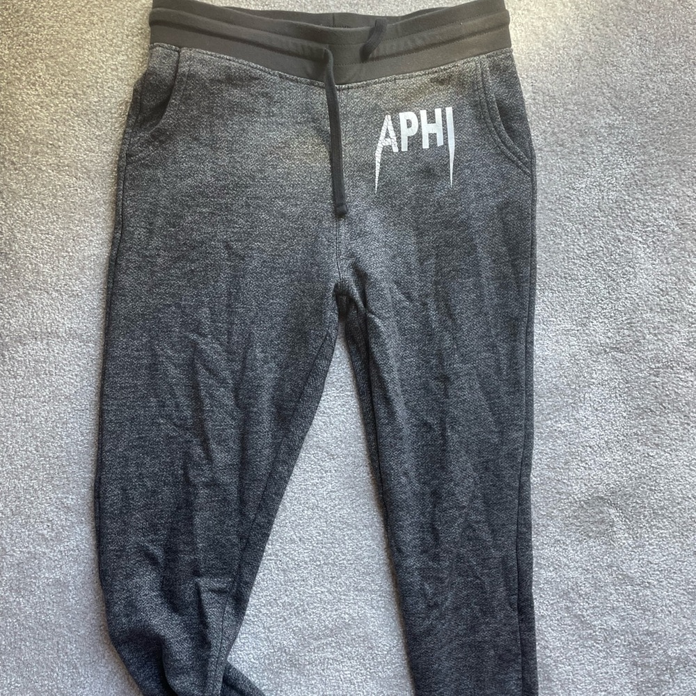 Alpha Phi grey sweatpants
